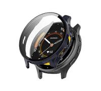 (Blue) Full Coverage Hard PC Case with Tempered Glass Screen Protector for Garmin Venu 3S Watch, Clear Protective Cover