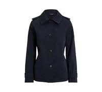 Blue Gabardina de sarga con escudo bordado XS