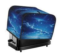 Blue Galaxy Star Moon Mountain Print - Cubierta protectora para tostadora de 4 rebanadas, para cocina, desayuno, herramienta de decoración diaria