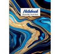 Blue & Gold Marble Notebook: Premium Lined Journal | Elegant Composition Notebook for Writing, Notes, Journaling, School, Work & Daily Planning