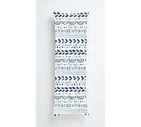 Blue Graffiti Body Pillow Case Cover 50x135cm, Long Backrest Cushion Pillow Protector with Zipper, Decorative Bedding Pillowcase, Soft Body Pillow Cover for Couch Bedroom Minimalist