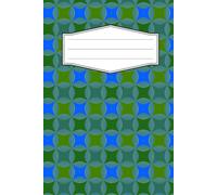 Blue & Green Aesthetic Notebook: Lined Journal - 120 Pages for Mindful Notes, Inspiration, and Daily Planning: Unique, Hand-Drawn, Blue & Green Circle Design