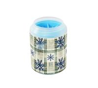 Blue Green Snow - Limpiador de patas portátil con cepillo de silicona suave, kit de limpieza de pies de mascotas para perros pequeños, medianos y grandes