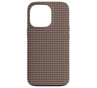 Blue Grey & Rust Gingham - Dark Checkered Plaid Phone Cover Carcasa para iPhone 13 Pro