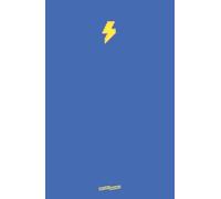Blue Hardcover Notebook - Dotted Pages - 8.5 x 5.5 Inch - Pixel Thunder: Perfect for notes, sketches, journaling, and creative projects
