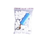 (Blue) High Pressure PCP Hand Pump Air Filter Water-Oil Sparator with Female and Male Quick Connect (Simple Version) Gold