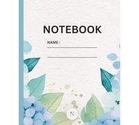Blue Hydrangea Graph Composition Notebook: Graph Paper Notebook for Math, Engineering, School & Organized Note Taking | Soft Blue Floral Cover | 100 Pages | 7.5 x 9.25
