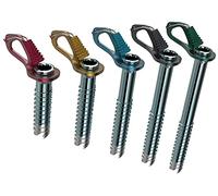 BLUE ICE Aero Lite - Tornillo para Hielo (19 cm), Color Gris