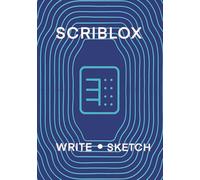 Blue in Motion Notebook - Lined & Dot Grid Journal - 7x10 Abstract Writing & Sketchbook for School & Journaling: 100 alternating lined & dot grid pages for journaling, planning & sketching