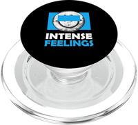 Blue Intense Feelings Gráfico Azul PopSockets PopGrip para MagSafe