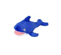 (Blue)Interactive Jumping Animals Cat Toy Rechargeable Plush Lobster/Whale/Shark with Realistic Sounds