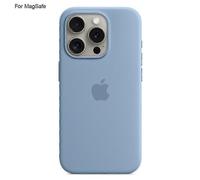 (Blue) iPhone 15 Pro Case with MagSafe, Liquid Silicone Protective Cover, Slim Fit, Anti-Scratch Anti-Drop Shockproof Phone Case