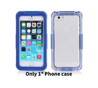 (Blue,iPhone6)Funda protectora impermeable para teléfono para buceo para 6s 7s Plus duradera