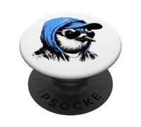 Blue Jay Bird - Amante de los pájaros, vintage, genial y hermoso PopSockets PopGrip Adhesivo