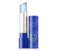 Blue Jelly Bálsamo labial - Cambio de humedad de cambio de color | Cambio de temperatura Brillo de labios de lámina dorada de 24 K | Crema hidratante Lîp Gloss para uso diario y nocturno, fórmula