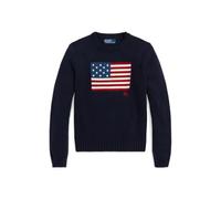 Polo Ralph Lauren Pull drapeau à col rond en coton L Azul