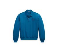 Blue Jersey de felpa con cuello de polo S