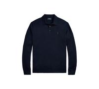 Blue Jersey de lana con cuello de polo S