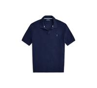 Blue Jersey estilo polo de algodón y lino XXL