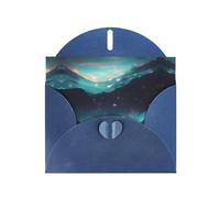 Blue JKIEGOQ - Tarjeta de felicitación con estampado de estrellas de ciencia ficción de 10 x 15 cm para Navidad, día de San Valentín, boda, tarjetas de invitación a fiestas