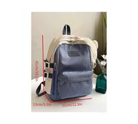 (Blue)Junior High School Students Schoolbag Design Sense Niche Backpack Middle School Students