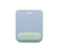 (Blue Lake Green1015) Alfombrilla de ratón con protector de mu?eca Bubm