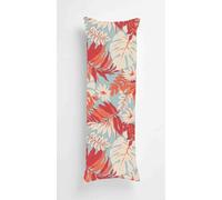 Blue Leaves Body Pillow Case Cover 50x150cm, Long Backrest Cushion Pillow Protector with Zipper, Decorative Bedding Pillowcase, Soft Body Pillow Cover for Couch Bedroom Nordic