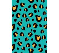 Blue leopard paperback notebook: Fierce ideas in fearless style. Great for writing down ideas, notes, planning, and tracking goals