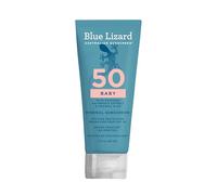 Blue Lizard Protector solar mineral sensible. | 100% mineral, resistente al agua, protección UVA/UVB, vegano, sin fragancia, nutritivo con aloe orgánico, ligero, para bebé