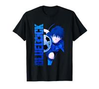 Blue Lock Blue Soccer Ball Split Panels Camiseta