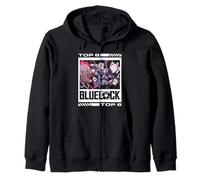 Blue Lock Top 6 The Best Players Big Chest Panel Portrait Sudadera con Capucha
