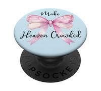 Blue Make Heaven Crowded Women Christian Jesus Love in Faith PopSockets PopGrip Adhesivo