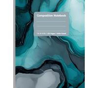 Blue Marble Composition Book | Wide Ruled Notebook for School or Office: Perfect for school, journaling, or note-taking | 7.5” x 9.75” | Wide Ruled | 120 Pages