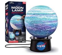 Blue Marble Lámpara de luna de control táctil de la NASA para niños, pinta tu propio kit de luz LED 3D con 7 modos de cambio de color, luz nocturna de arte y manualidades, regalos de decoración de