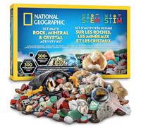 Blue Marble National Geographic Colección de Piedras para niños - 300 Piedras Preciosas, minerales y Cristales, Juego de geología