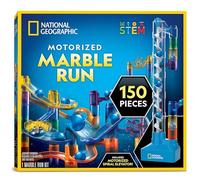 Blue Marble National Geographic Kit de Canicas con Elevador Motorizado - Set de 150 Piezas con Espiral, 30 Canicas, Bolsa de Almacenamiento, Máquina de Movimiento Perpetuo, Juego para Niños