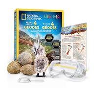 Blue Marble National Geographic Kit de Geodas para Romper - Incluye Gafas de Protección y Soporte de Exhibición - Regalo CTIM de Ciencias para Niños y Niñas, Rompe Tus Propias Geodas
