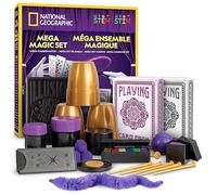 Blue Marble National Geographic Mega Set de Magia para Niños - 65 Trucos de Magia para Realizar con Instrucciones en Video Paso a Paso de un Mago Profesional