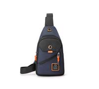 (Blue) Men's Chest Bag 2025 New Casual Fashion Shoulder Bag Male Hand Crossbody Cycling Backpack