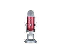 Blue Microphones Yeti - Micrófono USB para grabación y transmisión en PC y Mac, transmisión de Juegos, Llamadas de Skype, transmisión de Youtube, Plug and Play, Color Rojo Acero