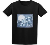 Blue Moon Belgian Belgian-Style Wheat Ale Beer Drinker T Shirt Black XL