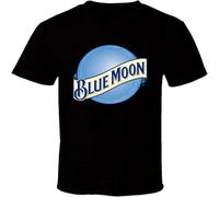 Blue Moon Brew Beer Brewery Cool Men T-Shirt Unisex Mens Tees Black 3XL