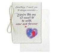 Blue Mountain Arts Tarjeta de amor: para un marido, esposa, cónyuge, pareja u otro significativo (Algo que quiero que siempre recuerdas... Eres con quien quiero estar, ahora y para siempre)