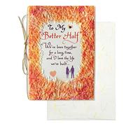 Blue Mountain Arts Tarjeta de amor, tarjeta de aniversario, tarjeta romántica, tarjeta de pensar en ti, tarjeta de Just Because (To My Better Half)