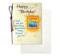 Blue Mountain Arts Tarjeta de cumpleaños: para familia, amigo, compañero de trabajo o cualquier persona importante en tu vida (Feliz cumpleaños! Espero que te sientas enormemente apreciado hoy... porque eres!)