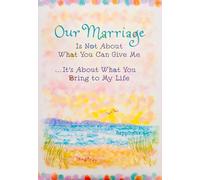Blue Mountain Arts Tarjeta de felicitación de 3 pliegues con texto en inglés "Our Marriage, Husband Wife Anniversary Heartfelt Sentimental Verses