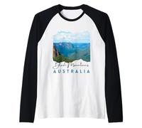 Blue Mountains Sydney NSW Australia Tourist Souvenir Mujer Camiseta Manga Raglan