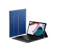 (Blue, Multicolor) For Xiaomi Redmi Pad Detachable Wireless Bluetooth Keyboard Case with Lightweight PU Leather Stand P