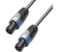 Blue-Music - Adam hall 4 k s 225 ss 1500 del altavoz del cable de 2 x 2, 5 mm conector estándar para altavoces de 2 polos en el altavoz estándar de conector de 2 polos 15 m