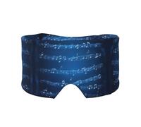 Blue Music Notes - Orejeras ajustables y transpirables